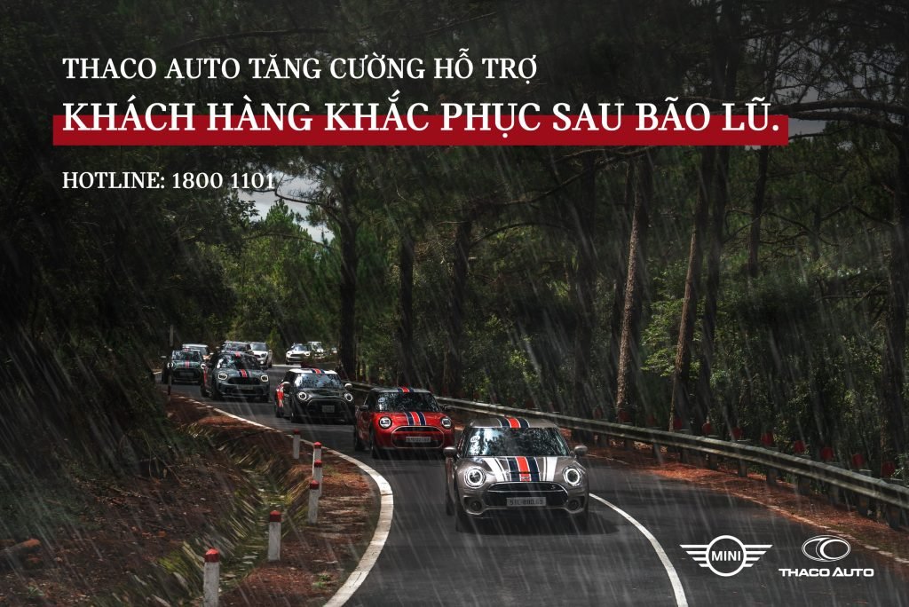 THACO AUTO TĂNG CƯỜNG HỖ TRỢ KHÁCH HÀNG BỊ ẢNH HƯỞNG SAU BÃO